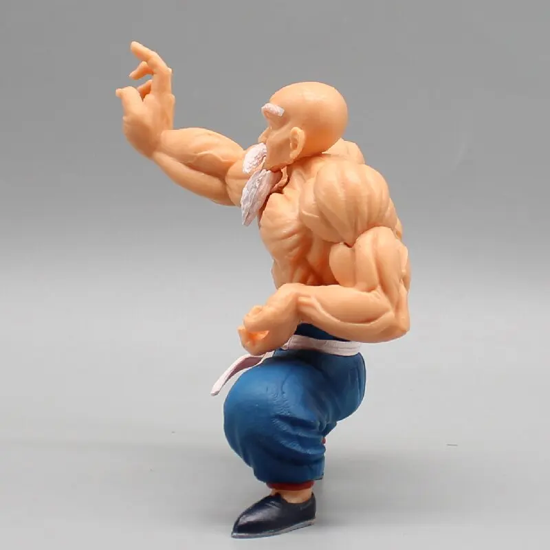 Dragon Ball 10cm Gk Turtle Immortal Muscle Strengthening Teacher Wu Skinny Turtle Immortal Trendy Figure Model Ornament Gift