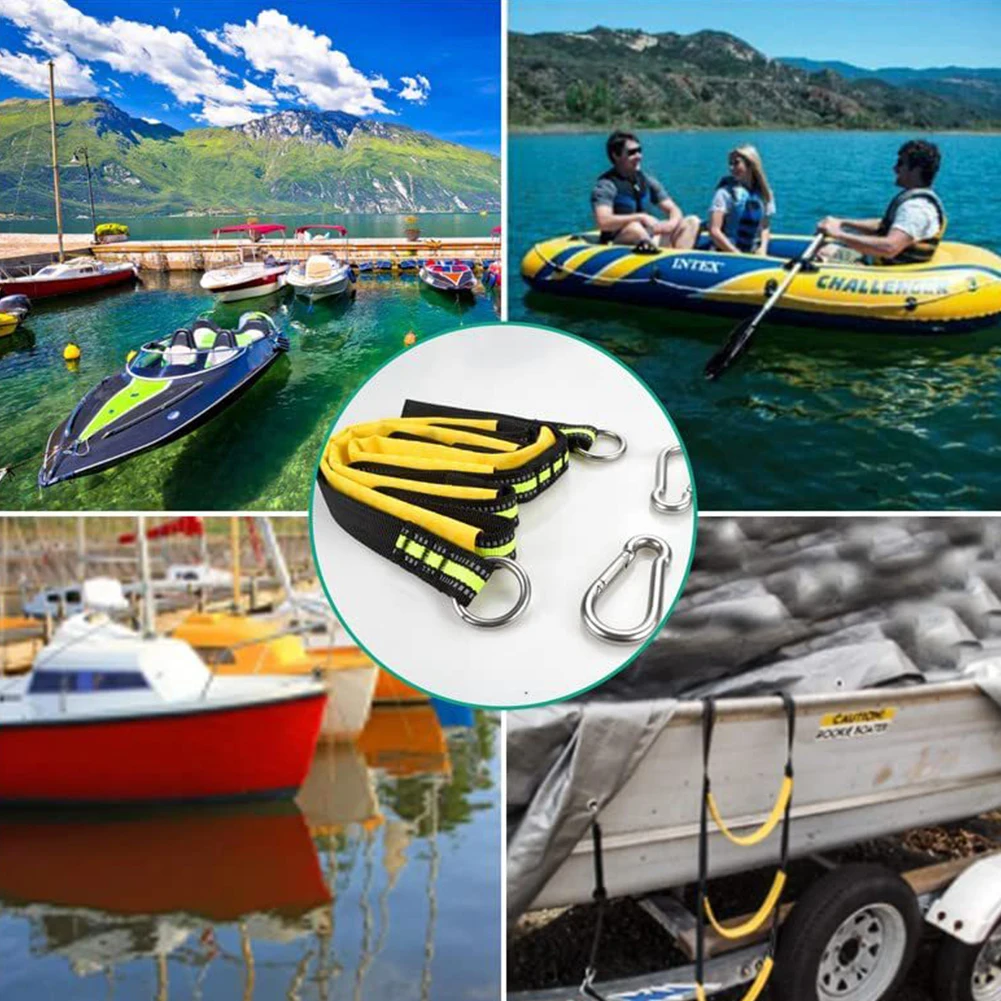 

Water Ladder Foldable Auxiliary Boarding Rope Ladder Assist Boarding Outdoor Climbing Rope Ladder for Fishing Boarding Swim