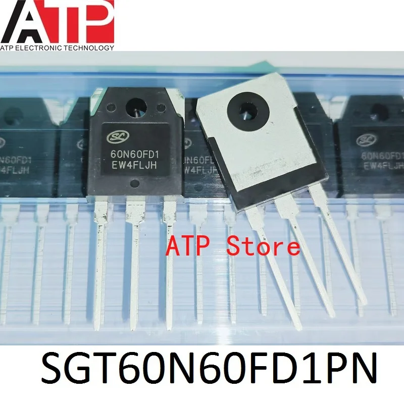 10-30 sztuk 100% nowe importowane oryginalne tranzystory SGT60N60FD1PN 60N60FD1 TO-3P 60N60 IGBT 60A 600V w magazynie