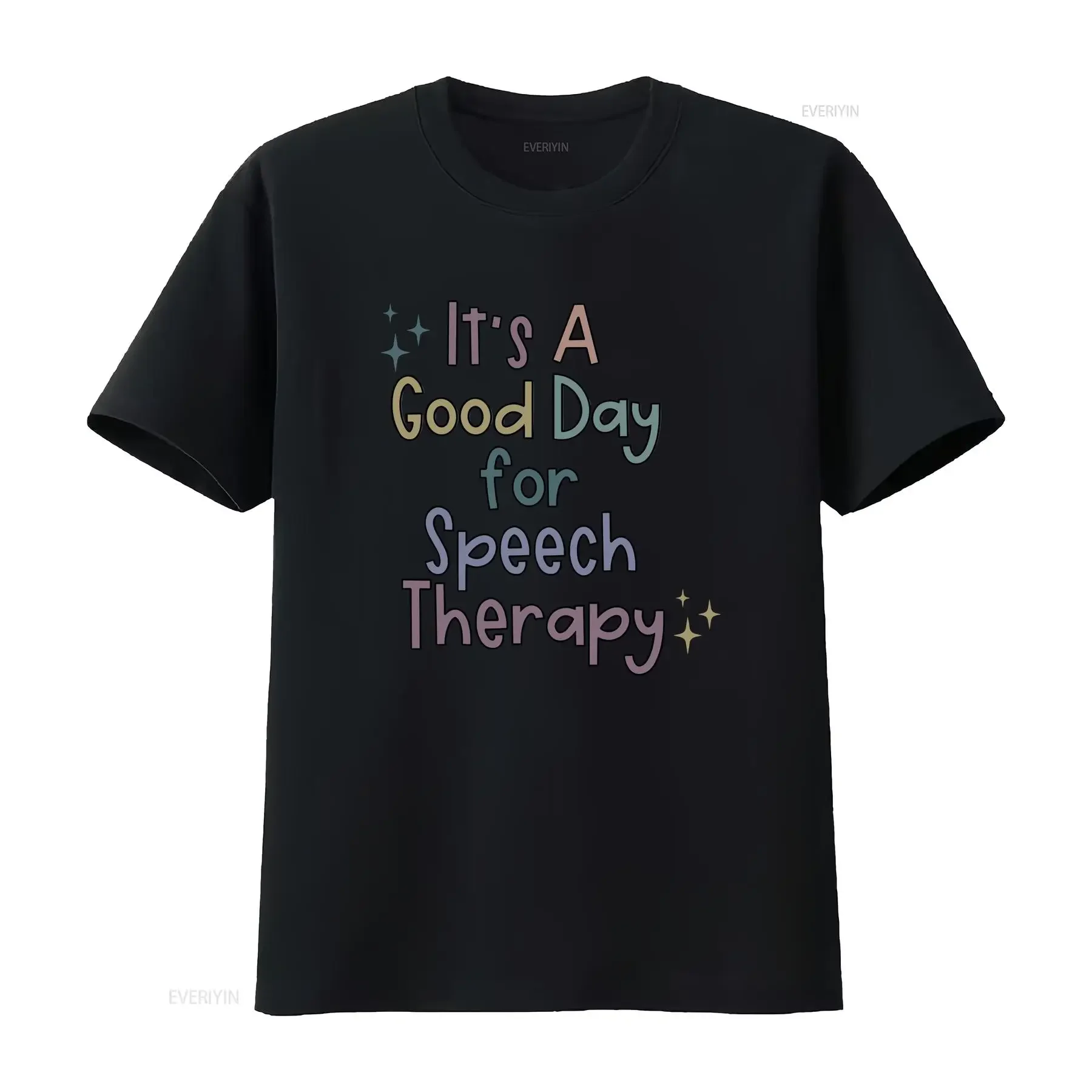 Camiseta de Terapia del Habla: Es un buen día para un logopedista, psicólogo del lenguaje, pediátrico, vintage, lavada, cómoda, ligeramente unisex.