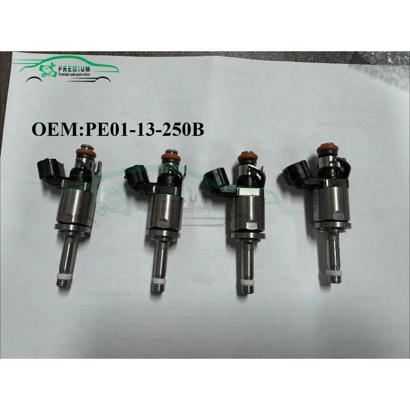 

High quality 4Pcs PE01-13-250B Fuel Injectors Suit For Mazda 3 CX-5 13-16 2.0L