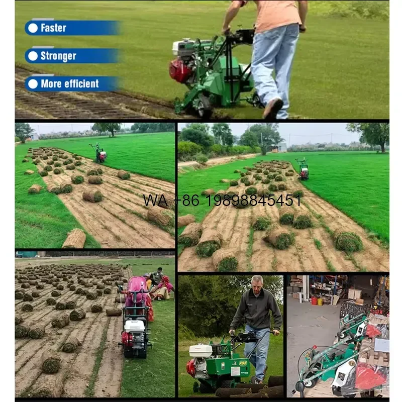 Wmwmnu for Self Propelled Grass Cutting Industrial Turf Sod Cutter Automatic Driven Reel Mower