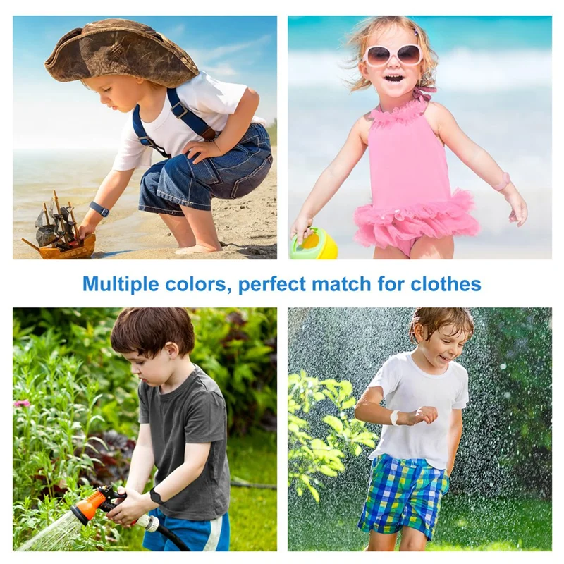 

Подходящий водонепроницаемый силиконовый браслет для Airtag — дружелюбный для детей регулируемый браслет, для детского активного отдыха