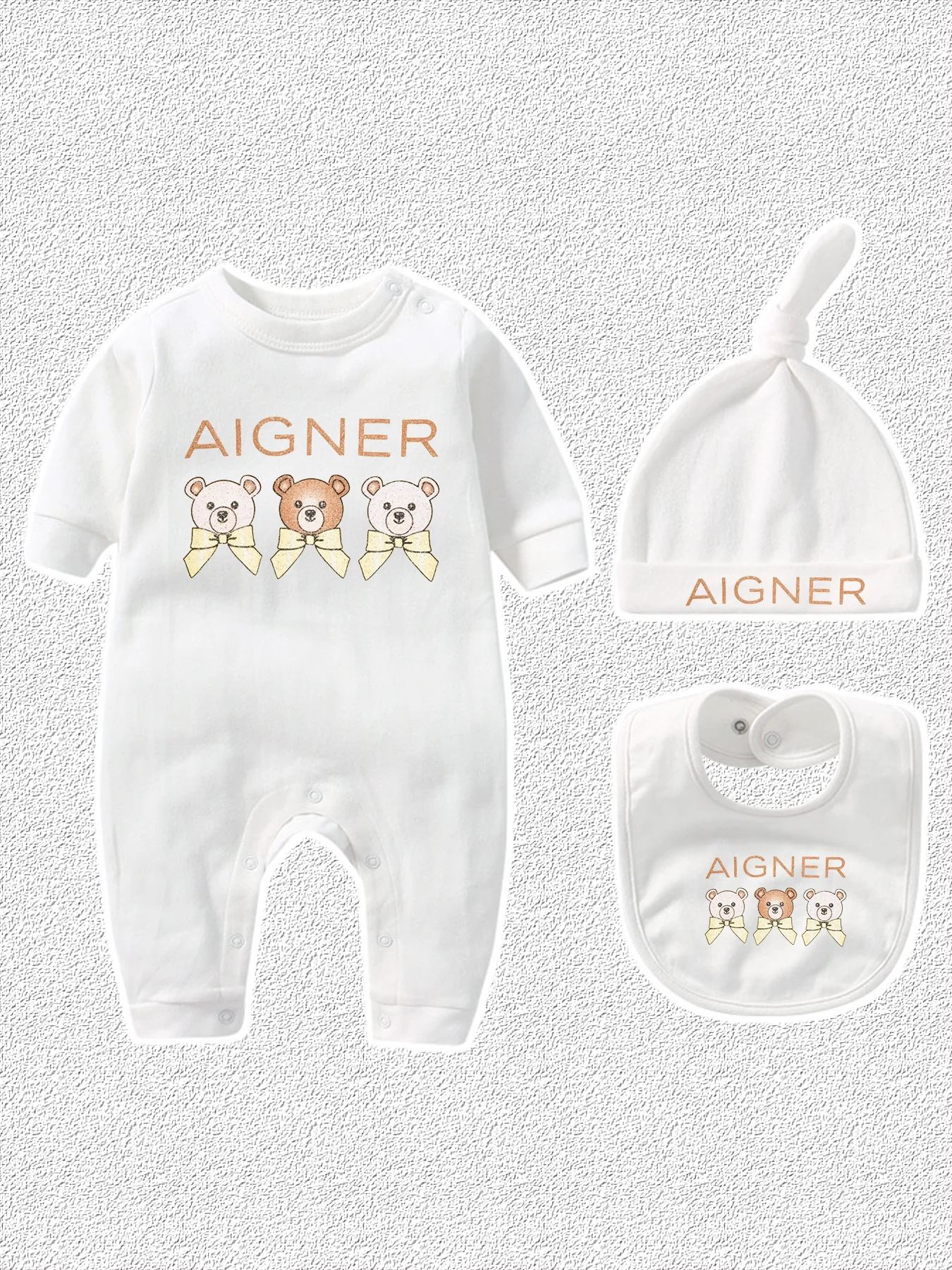 0-24M Baby Romper 2024 Autumn New Toddler Girls Clothes %100 Cotton Long sleeves Bow Bear Bodysuits Cute Sweet Infant Jumpsuit