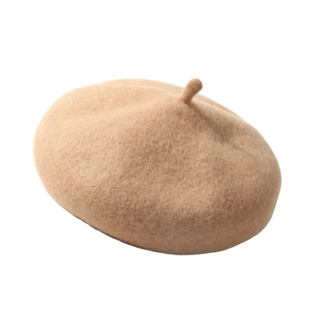 

Children Wool Beret Warm Toddler Hats Baby Girl Bonnet Autumn Kids Fashionable Hat Lightweight Portable Washable