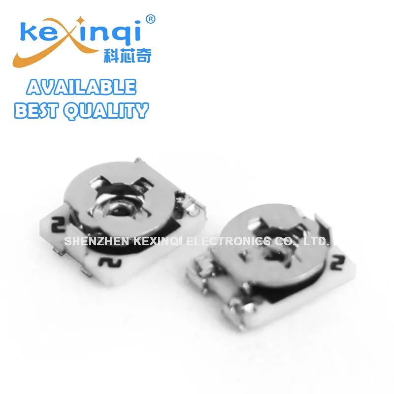 Potentiomètre de résistance ajustable Trimpot SMD 3x3, 20 pièces, résistance variable 100 500 1K 2K 5K 10K 20K 50K 100K 1M ohm