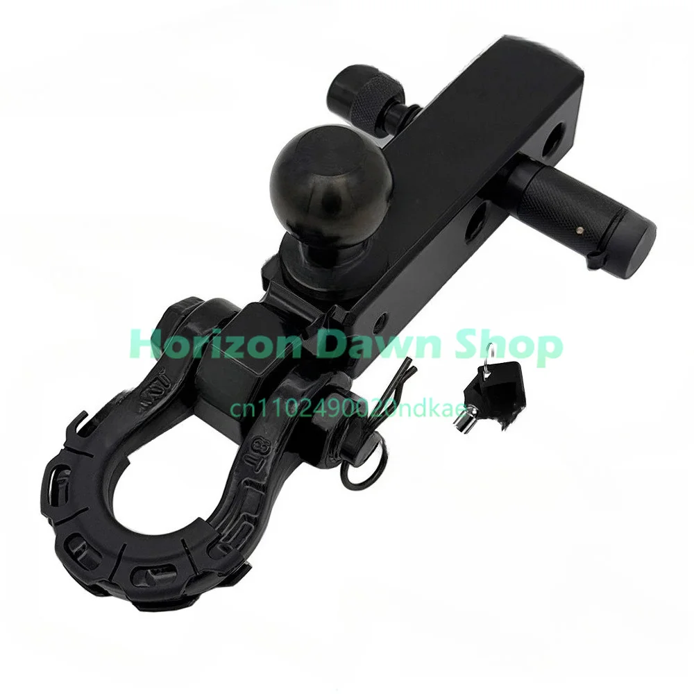 Trailer hook shackle three-hole trailer arm accessories two ends anti-theft