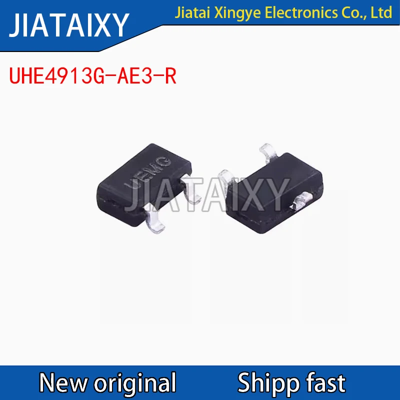 

50Pcs/Lot UHE4913G-AE3-R Package SOT-23-3L Hall Sensor