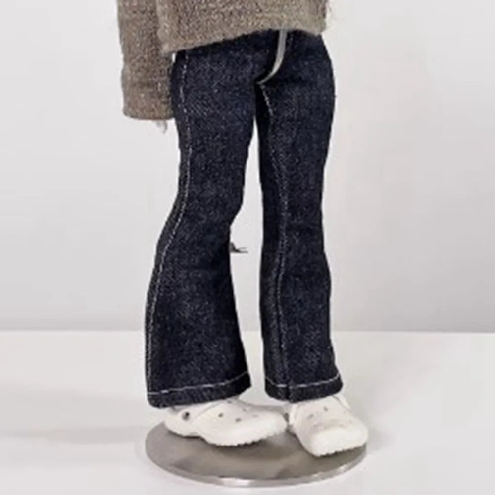 새로운 캐주얼웨어 우아한 스웨터 귀여운 미니 우아한 청바지 DIY 액세서리 1/4 BJD 45cm 인형용