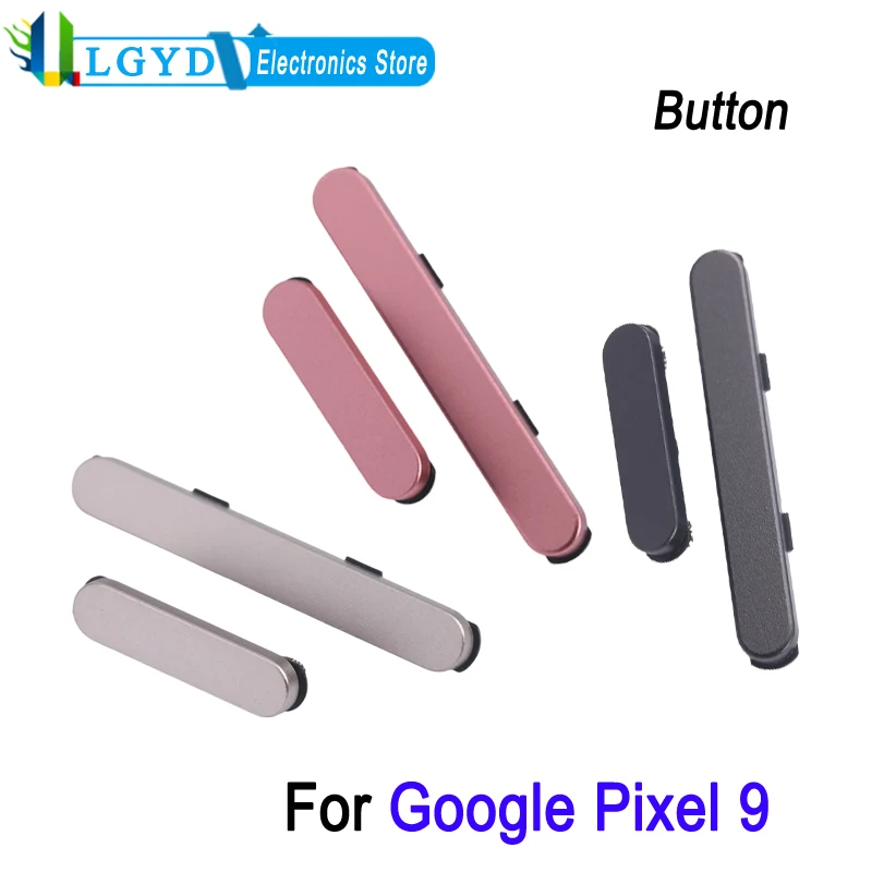 1 Pair Power & Volume Control Button For Google Pixel 9 Power Button and Volume Button Replacement Part