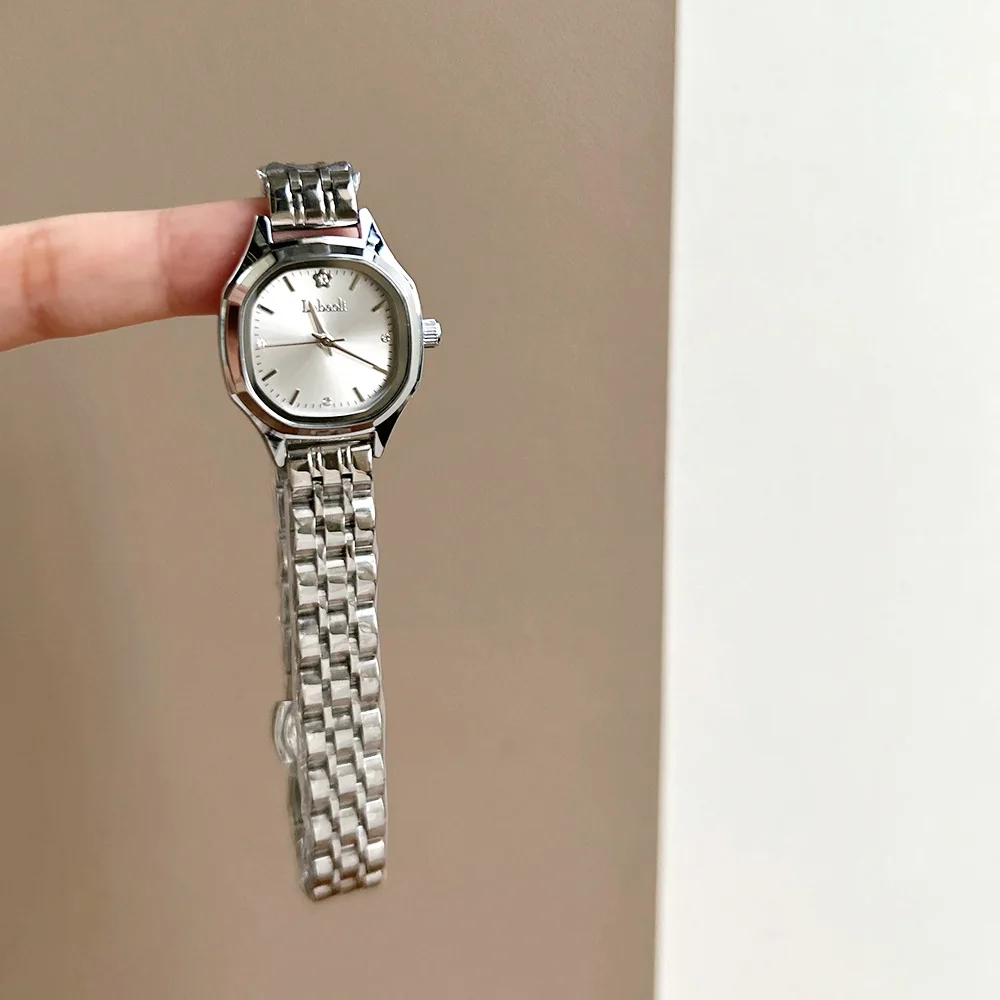 

Originalwomen's watchsquare steel strap women's watch light luxury small dial square retro trend steel strap women's accessories
