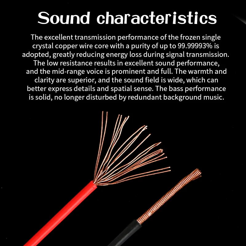 HIFI 6NOOC DIY Bulk Cable Single Stranded Built in Cable Braided Earphone Cable Power Cable Bridge Speaker Audio Cable