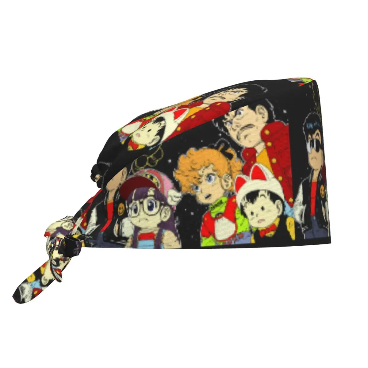 Dr.Slump Arale Anime Tooth Check Surgicals Cap Japanese Manga Health Service Nursing Working Caps Hat Men Women Scrubs Hats