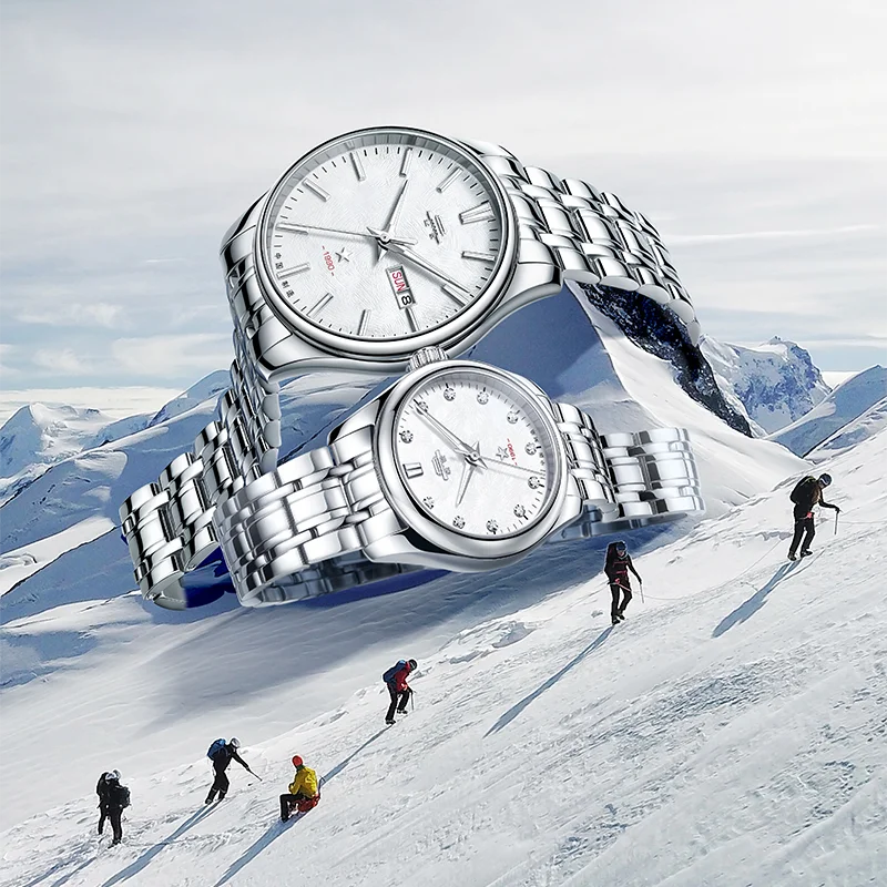 Beijing Watch men's automatic watch skeleton watch Beijing Classic Series Everest Couple Watch 41mm
