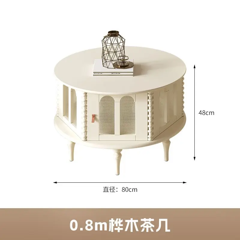 Upturn door Solid wood TV cabinet Small apartment medium and ancient style paint storage locker
