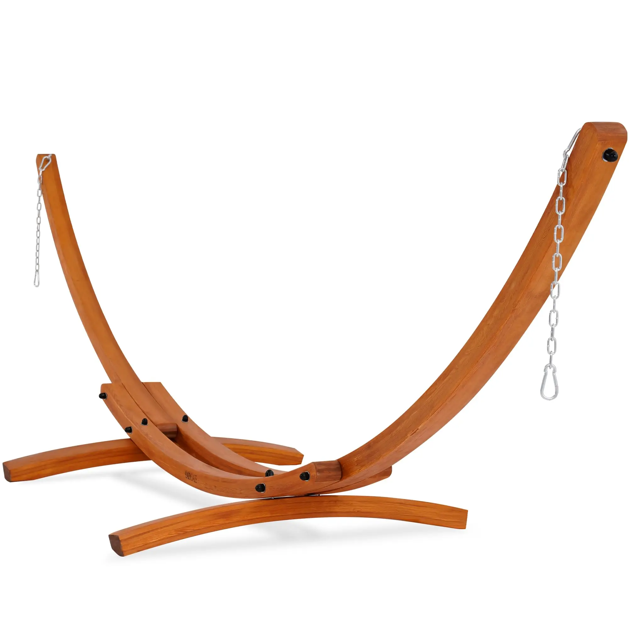 Lazy Daze 14 FT Hammocks Stand, Outdoor Arc Wood Hammock Stand