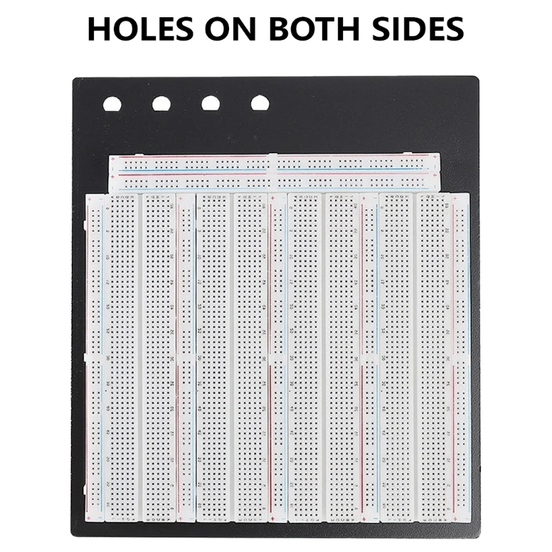 3220 Point Solderless Breadboard With Aluminum Base Plate For Experimentation