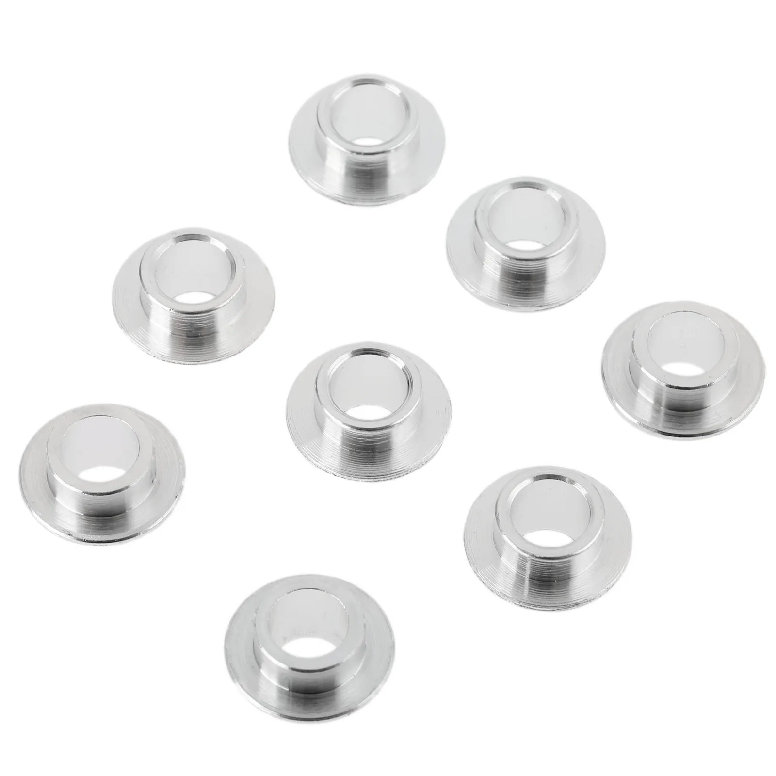 gohantee Skate Wheel Accessories 8PCS Aluminium 8mm Skate Bearing Bushing Spacers for Standard Skating Wheel Replacement Parts