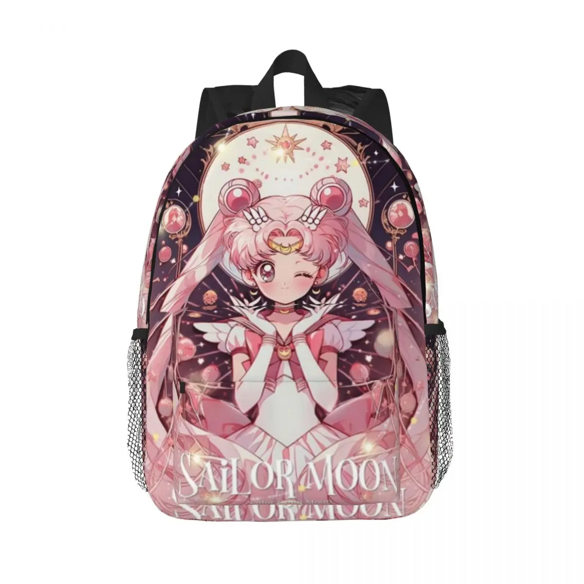 Similar-Sailor-Like-Moon-Style Printed Lightweight Casual Schoolbag For School, Outdoor, Shopping, Office 15inch