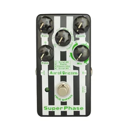 Aural Dream Super Phase Guitar Pedal Has 4 Types,6 Modulation Waves and 2 Feedback Modes Reaching 48 Phaser Effects