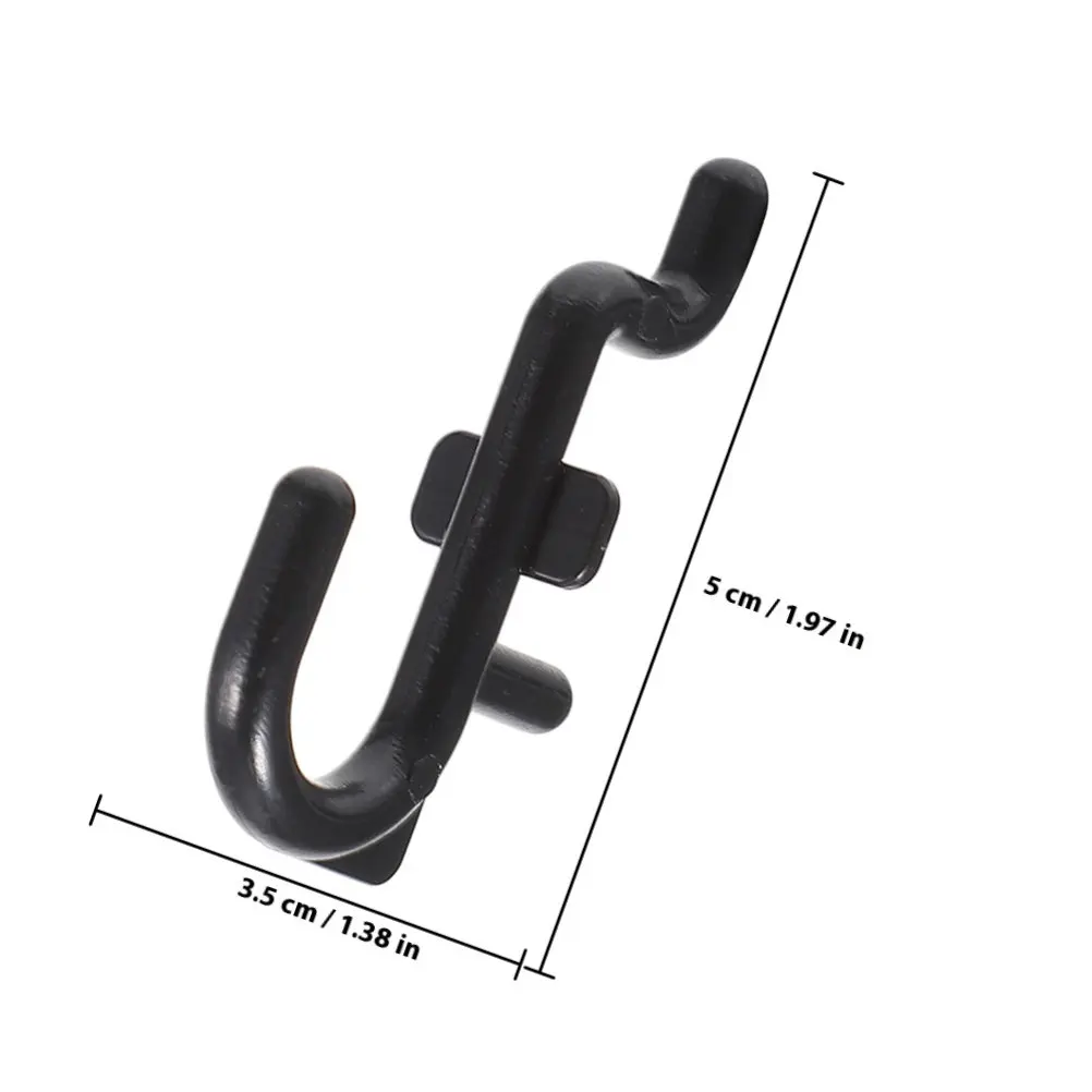 10Pcs Pegboard Hooks Plastic Utility Organizer for Garage Workshop Storage Tool Holder Pegboard Accessories Hanging Display