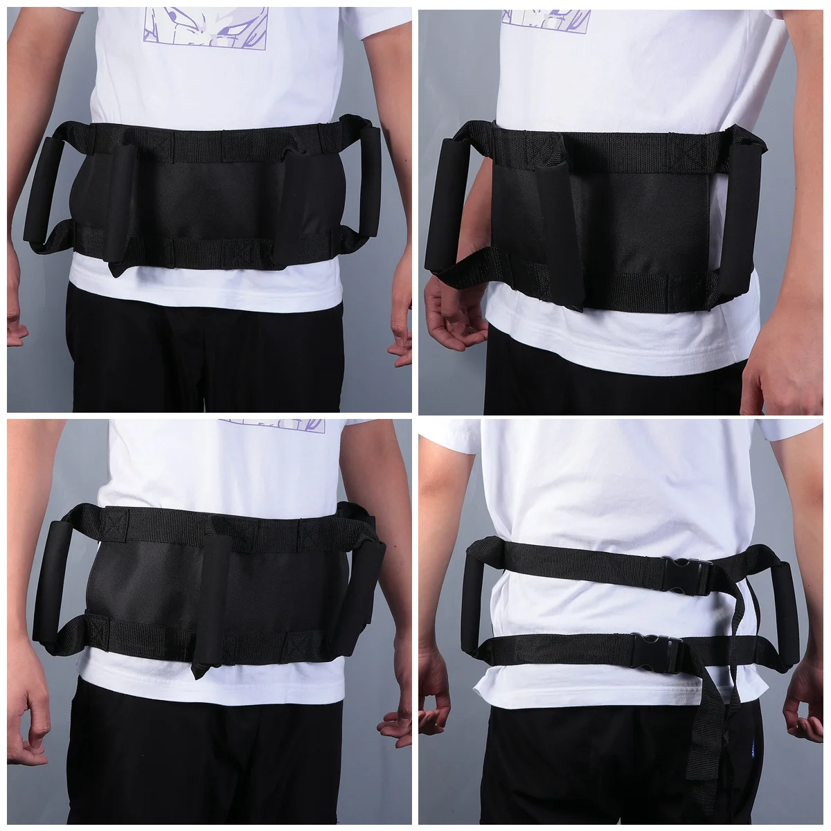 

1 Set Motorcycle Safety Strap Belt Passenger Protection Retractable Adjustable Grasping Safety Belt Seat Rider Accessory