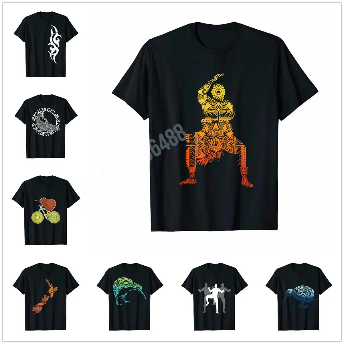 More Design Maori Haka Dance Polynesian New Zealand Culture T-Shirt For Men Women T Shirt Hip Hop Tops 100% Cotton Tees