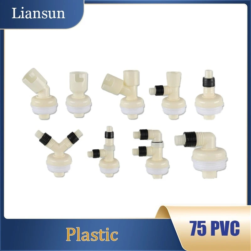 

1pcs 75 PVC Anti-Bug Backflow Preventer - Washer/Wash Basin Drain Tee for Dish Basin Drainage
