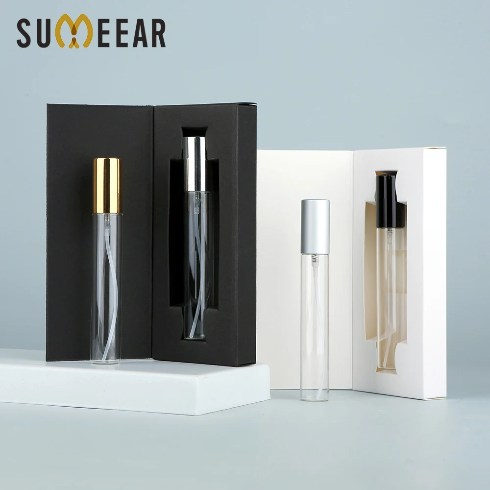 

30 PCS / 50 PCS 15ml Atomizer Spray Bottles - Empty Glass Bottles with Boxes, Suitable for Outdoor Carrying