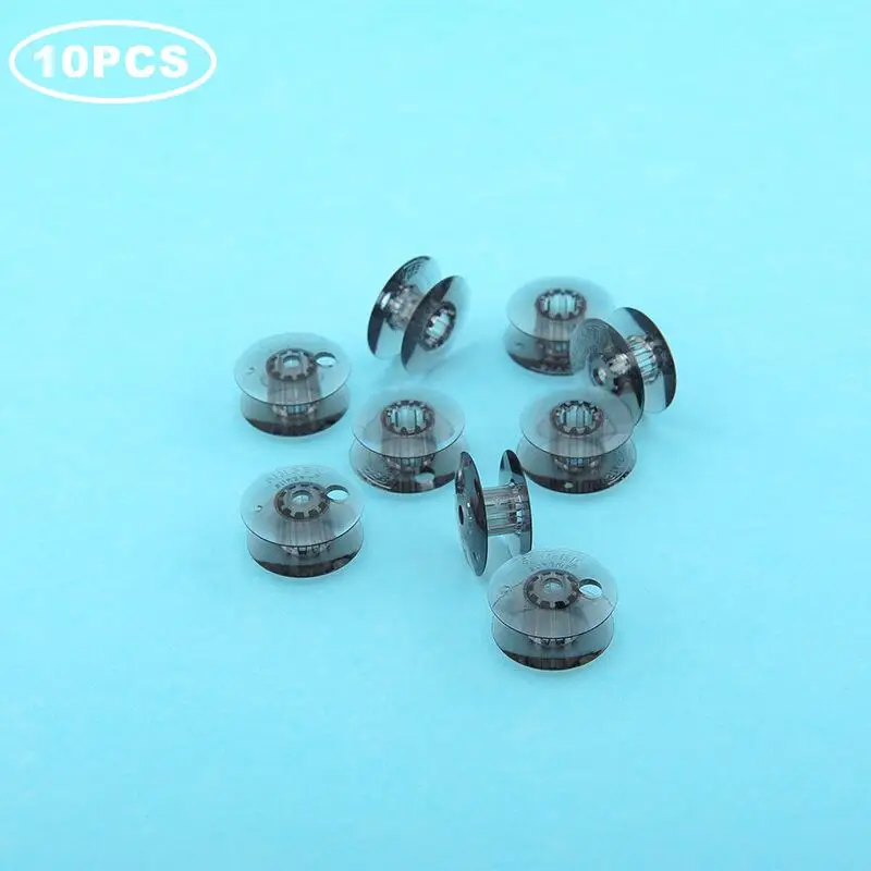 

10Pcs/Lot Black Plastic Lettering Bobbins (#359838-900) Fits For Brother Models Household Sewing Machine