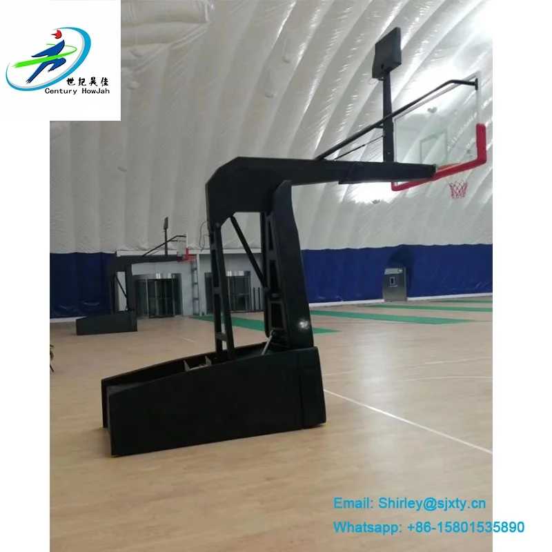 Dezhou Century Star Electric-Hydraulic Portable  Basketball Hoop Stand Indoor Moveable Basketballs Goal Stand view 4