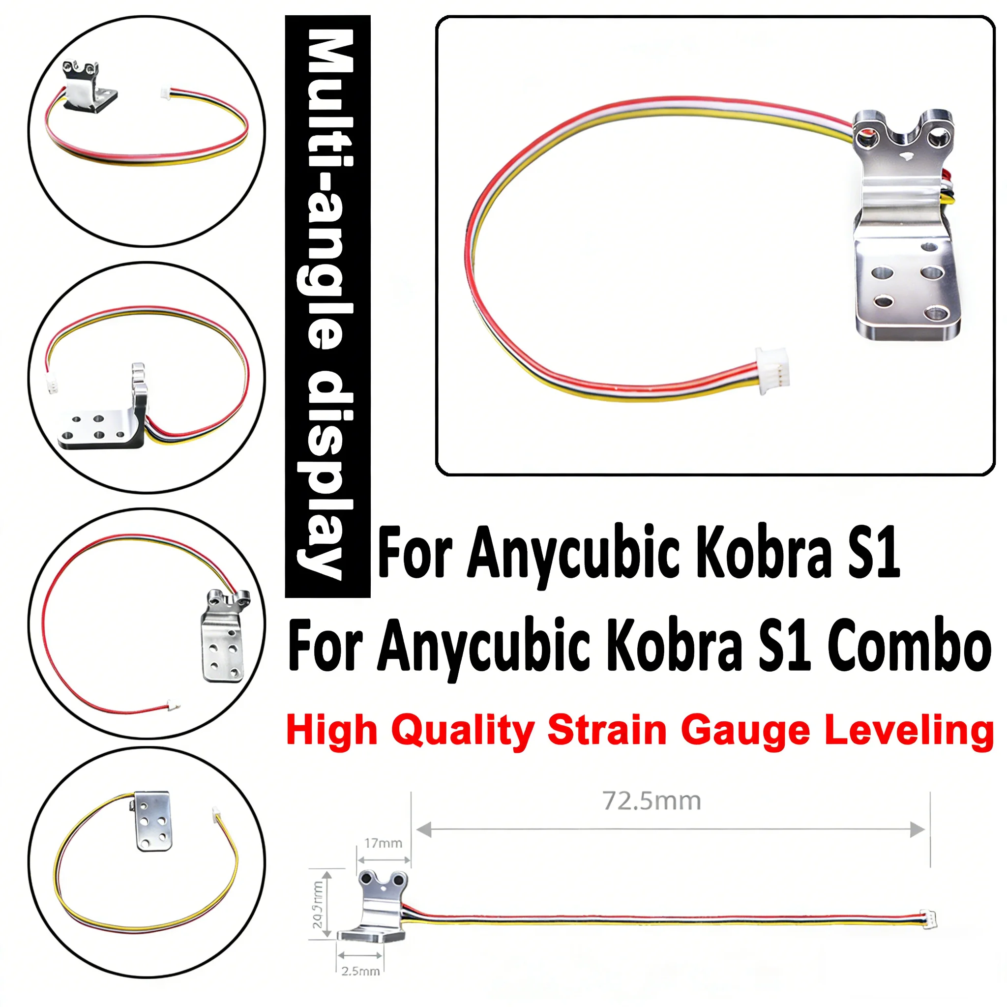 

NEW For Anycubic kobra S1/S1c Strain Gauge High Quality Strain Gauge Leveling 3d Printer Replacement Parts