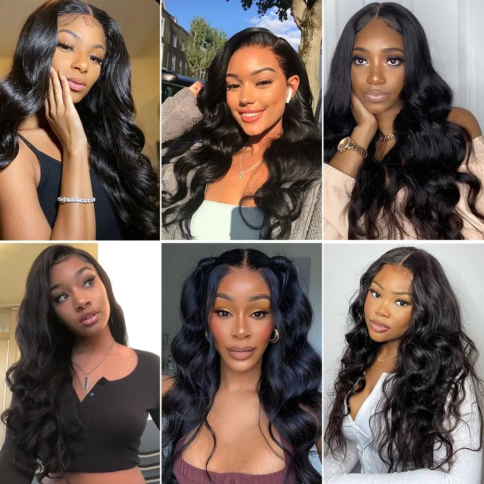 Peruvian Body Wave Bundles Remy Wavy Human Hair Natural Black 3 4Pcs Bundles Deals 100% Human Hair Bundles Extensions For Women