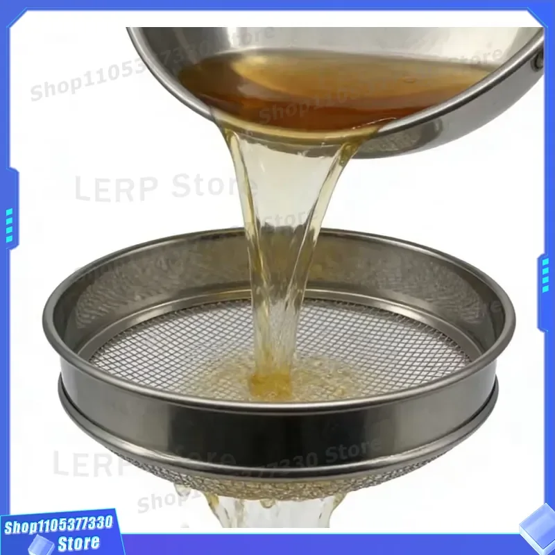 304 Stainless Steel Plain Weave Test Sieve Mesh for Soil Grain Seed Analysis Geological Lab Sand Sifting Standard Screen