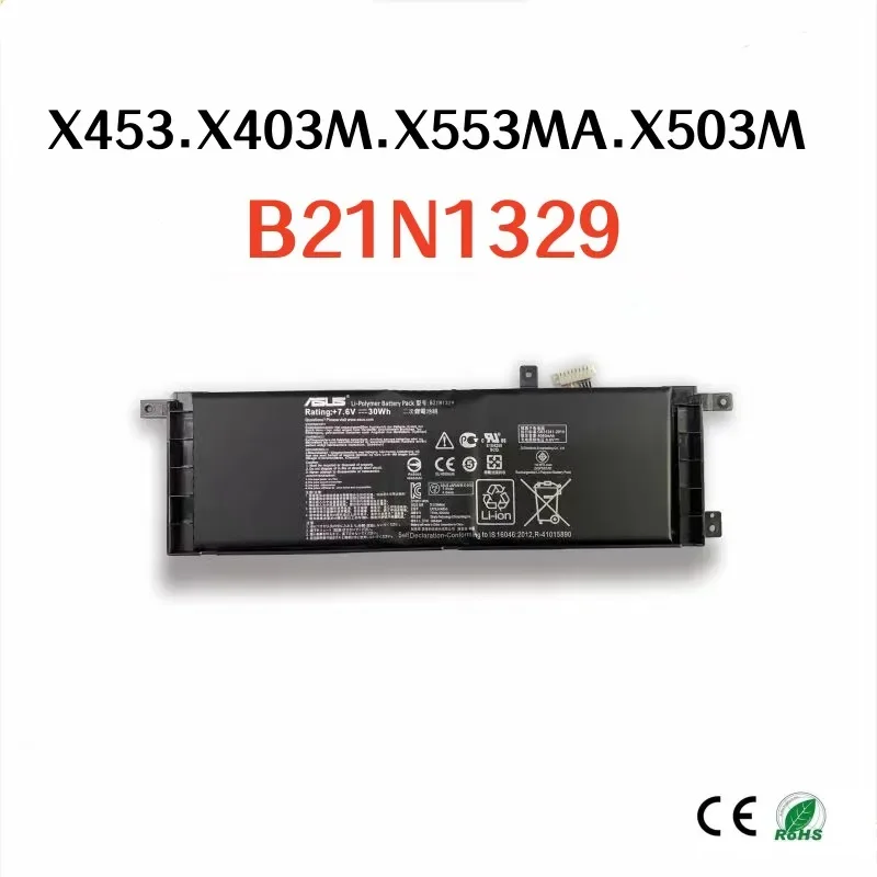 100% Original 4040mAh For ASUS X403M X453 X503M X503S X553MA P553 F453 F553 D553M B21N1329 laptop battery