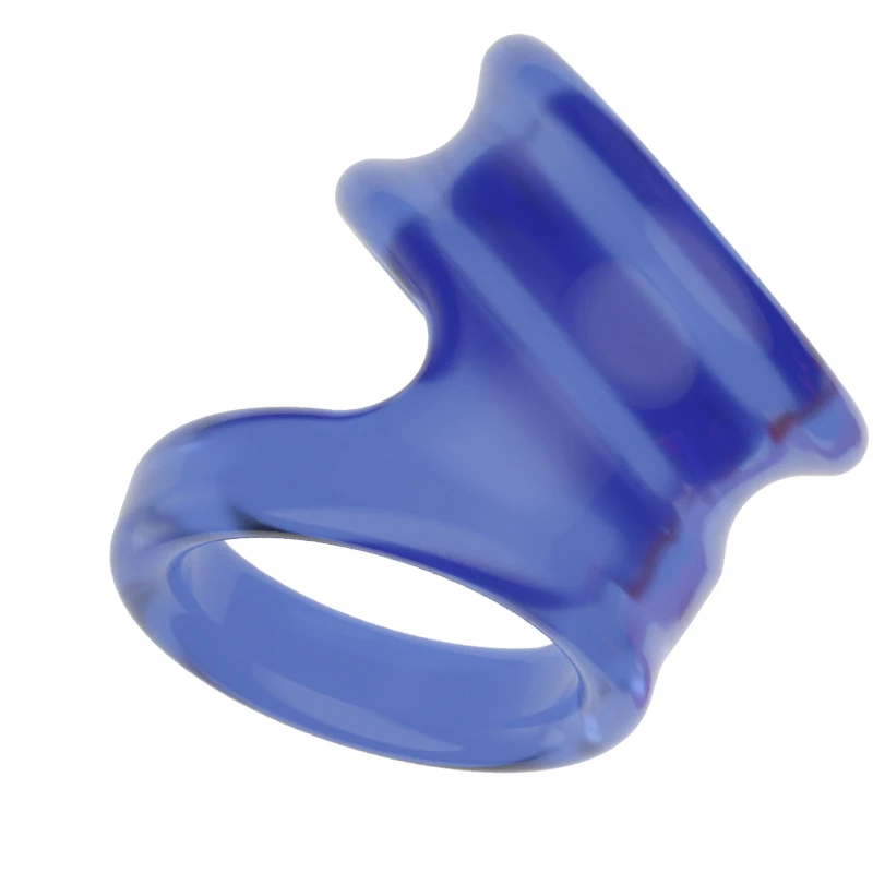 Anillo retardante de eyaculación para pene, erección más fuerte, anillos para el escroto masculino, anillo de pene de silicona para agrandar el pene, juguete sexual para parejas adultas