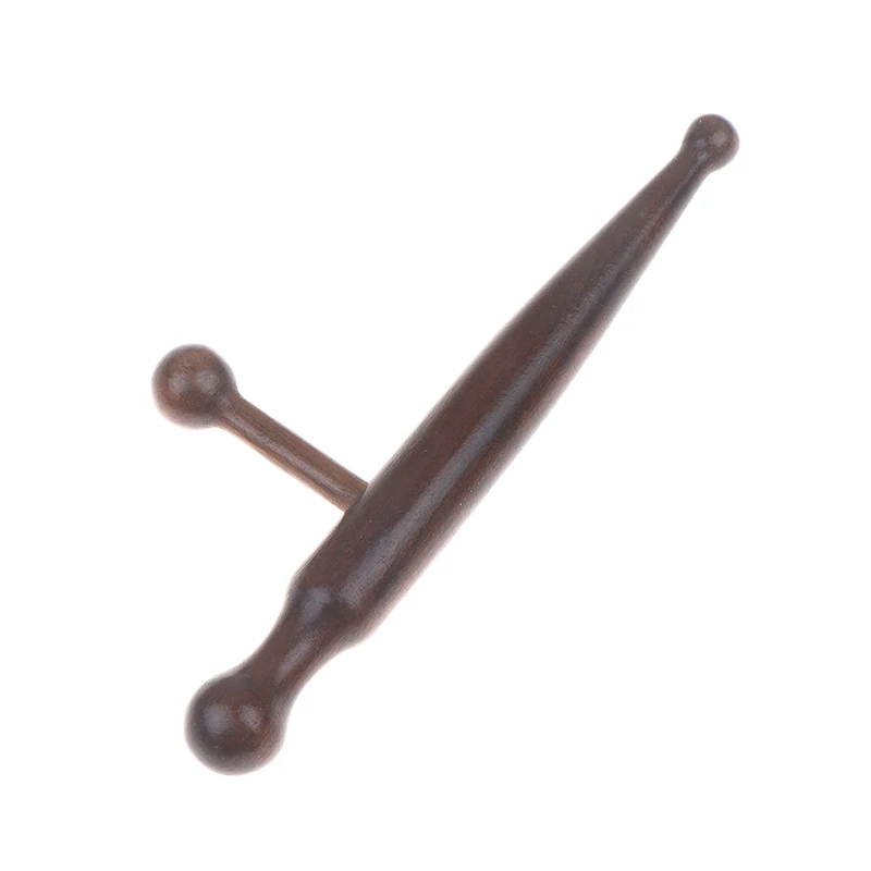 New Ergonomic Acupuncture Stick Durable Portable Sandalwood Massage Stick Handheld Design Foot Massage Stick Meridian Therapy