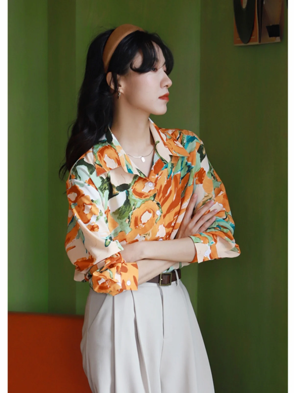 

Длинный женский свободный топ с принтом в стиле ретро для Cany, ежегодные встречи, студенческие занятия, осень, новинка, весна, начало