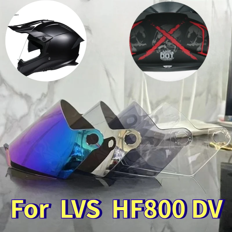 

LVS 800 Внедорожный шлем с линзами, шлем, маска для лица, цветные козырьки, оригинальные мотоаксессуары для шлемов HF-800DV
