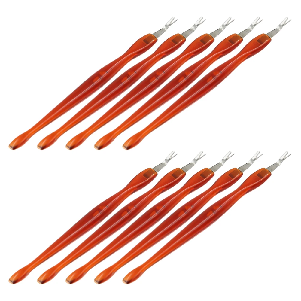 

10Pcs Dead Skin Remover Cuticle Pusher Trimmer Nail Art Tools Stainless Steel Dual End for Salon Home Use Skin Remover