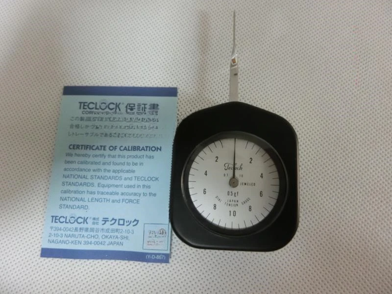 TECLOCK Tensiometer Dynamometer DT-5 DT-10 DT-30 DT-50