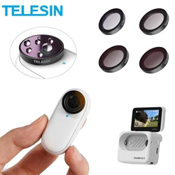 TELESIN CPL ND8 ND16 ND32 Lens Filter Set for Insta360 Insta 360 Go3 Go2 ND CPL Lens Action Camera Accessories