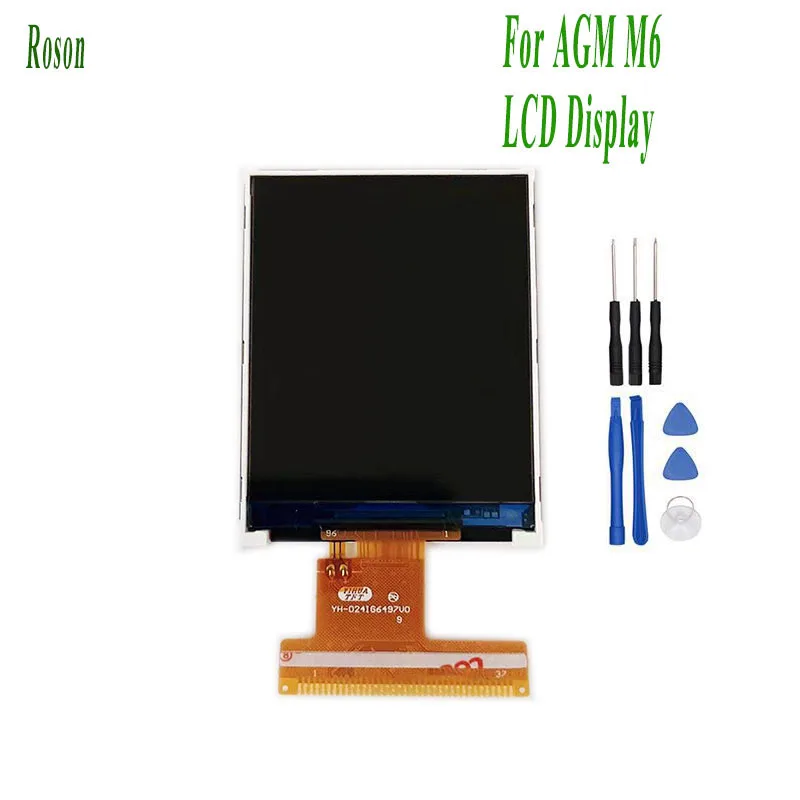 Roson for AGM M6 LCD Display 2.4 Inches Screen Digital Repair Parts Replacement For AGM M6+Tools