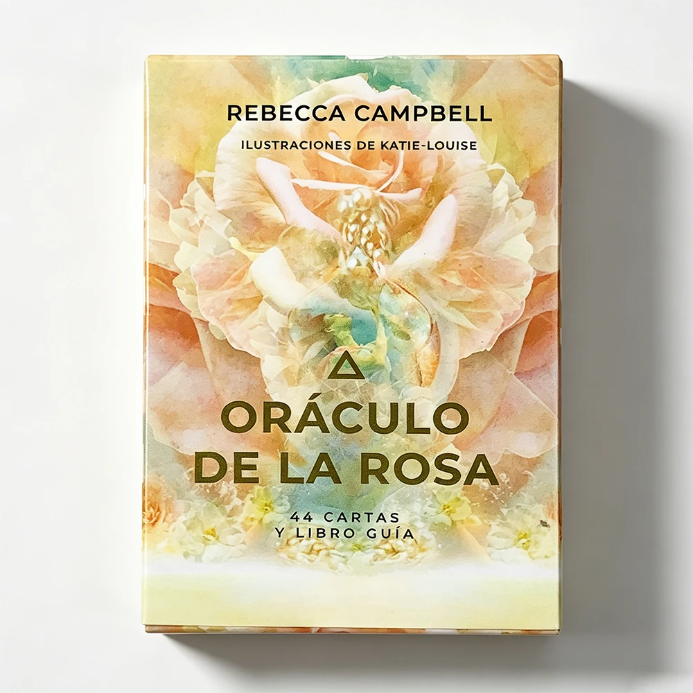 10*7CM Rose Oracle Cards A 44 Oracle Cards Mysterious Divination Board Playing Game,Perfect For Spiritual Guidance & Collectors