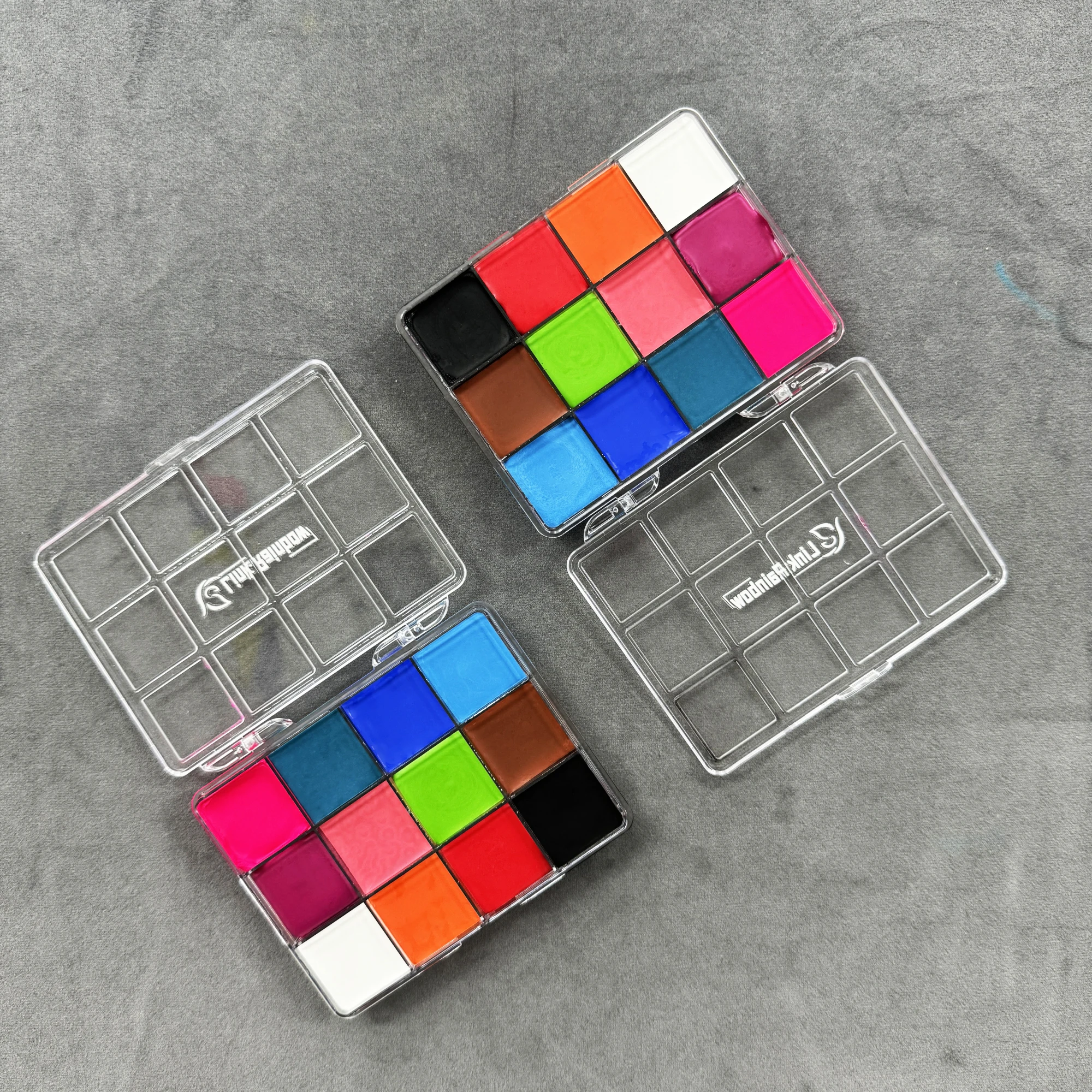 طلاء زيتي مقاوم للماء لحفلة الهالوان ، مقاوم للعرق ، غير سام ، 12 لونًا