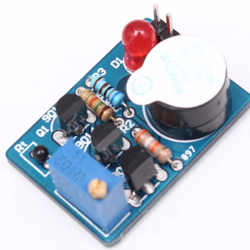 DC3-5V Digital Temperature Control DIY Kit Electronic Temperature sensor Sound and Light Alarm