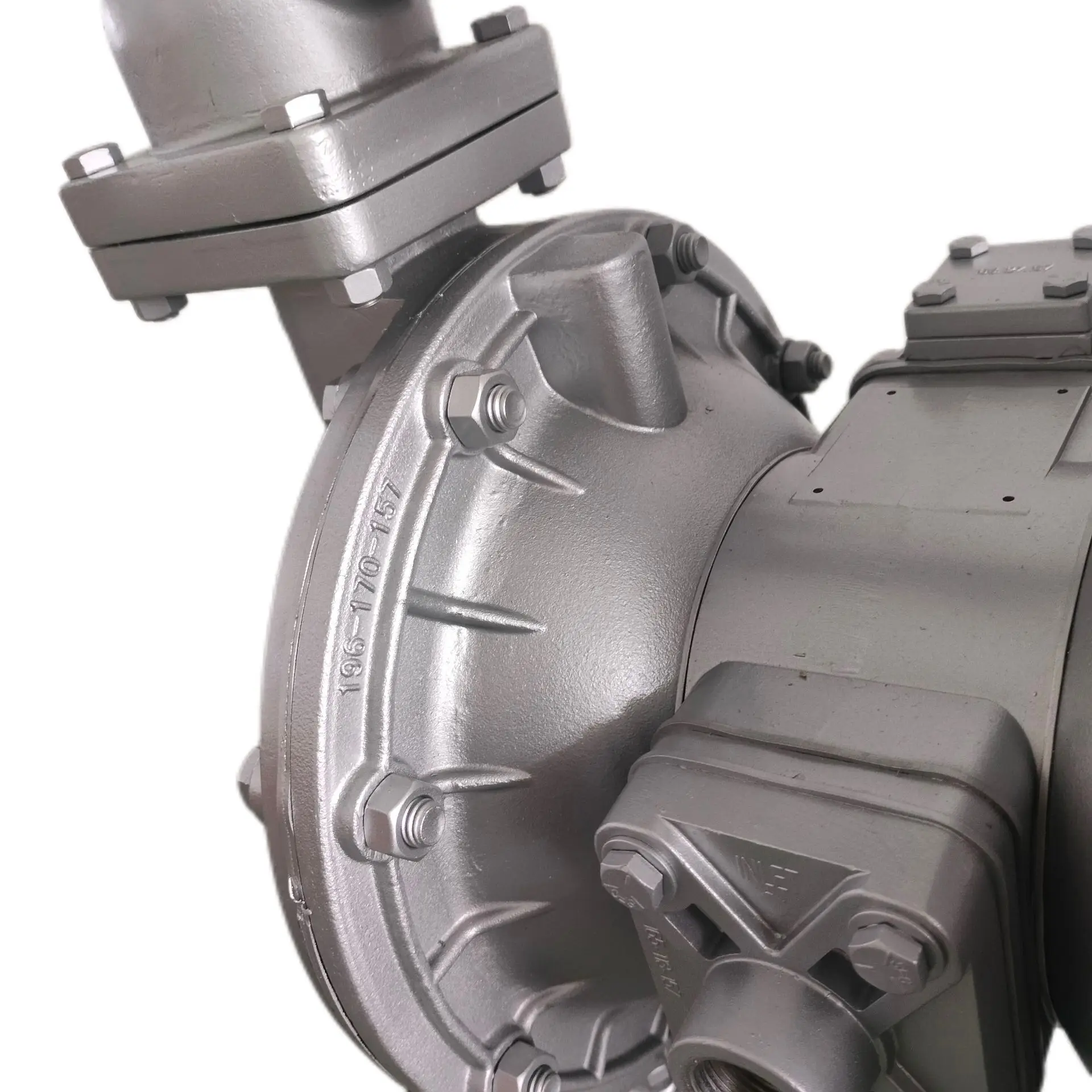 Sandpiper 1.5 ''مضخة الحجاب الحاجز الهوائية المزدوجة الفولاذ المقاوم للصدأ S15B1SGTABS100 مضخة كيميائية ذاتية التحضير للسائل البحري PTFE