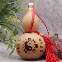 Natural Dry Gourd Bottle Table Decor Dry Gourd Crafts Arts Collection Mini Bottle Gourd Dried DIY Doodle Carving Hanging Gift