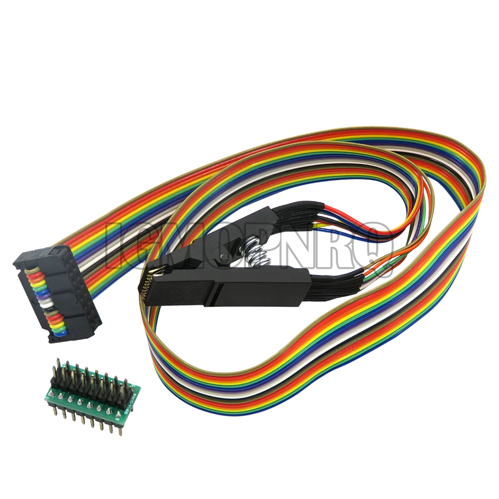 SOP16 SOP SOIC 16 SOIC16 Pin IC Test Clamp Programmer Testing Clip SOP16 to DIP8 Flash Clip for 25 series RT809F TL866CS TL866A