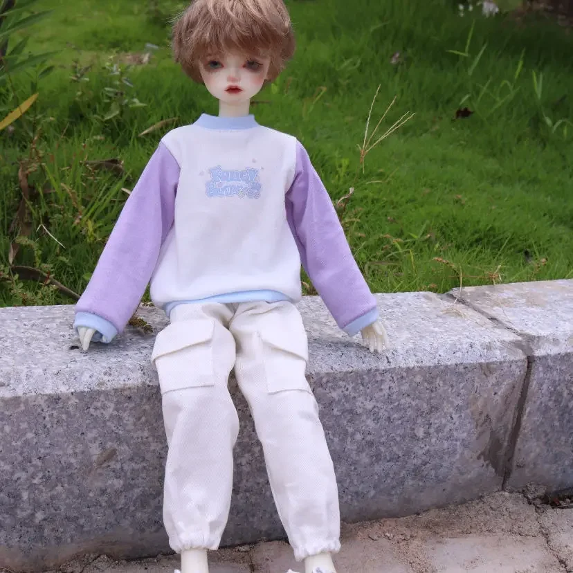 

1/4 1/5 1/6 Doll's Clothes Suit for 45/36/30cm Bjd Doll Long Sleeves Pants Girl Toy Dress Up Play House Doll Accessories,no Doll